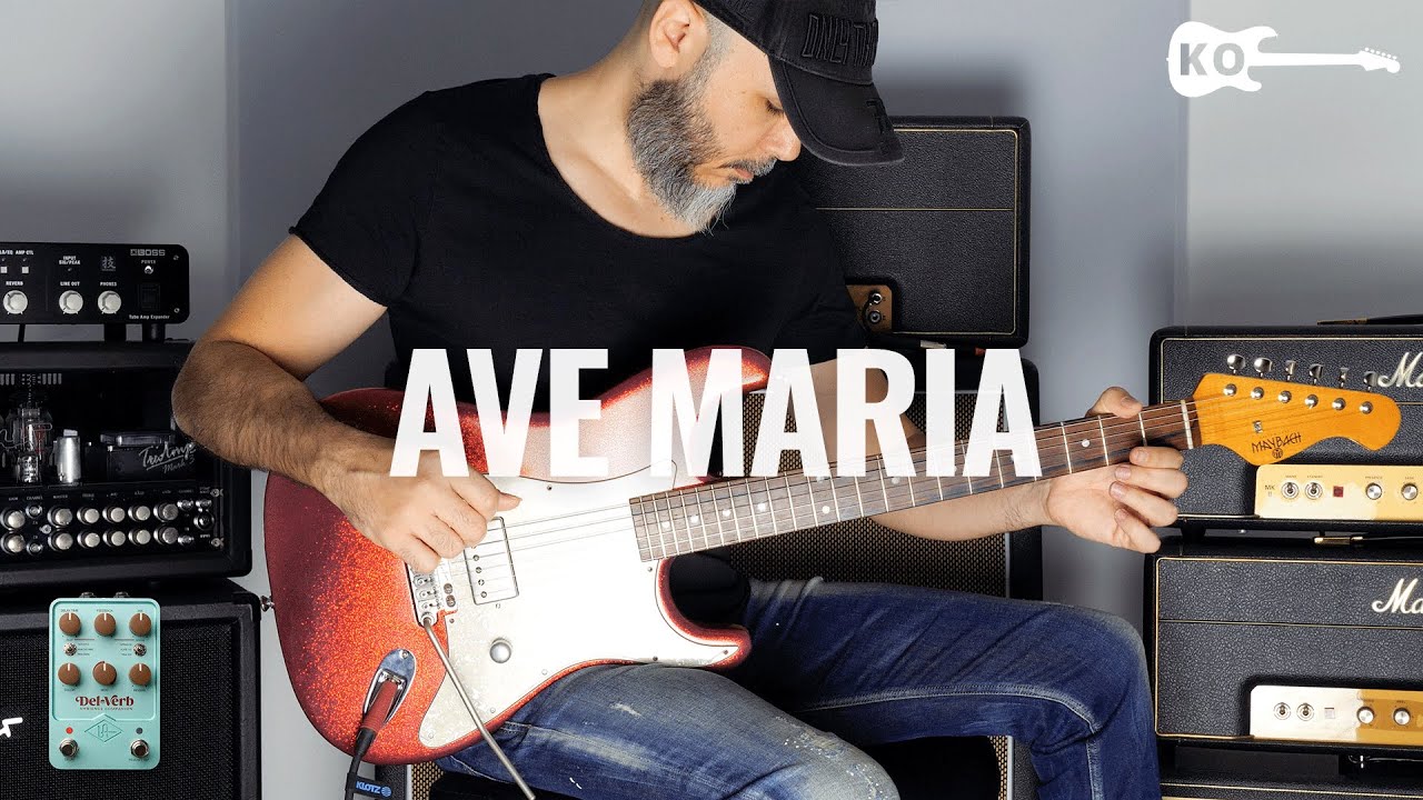 Franz Schubert - Ave Maria - Metal Guitar Cover by Kfir Ochaion - Universal Audio Del-Verb