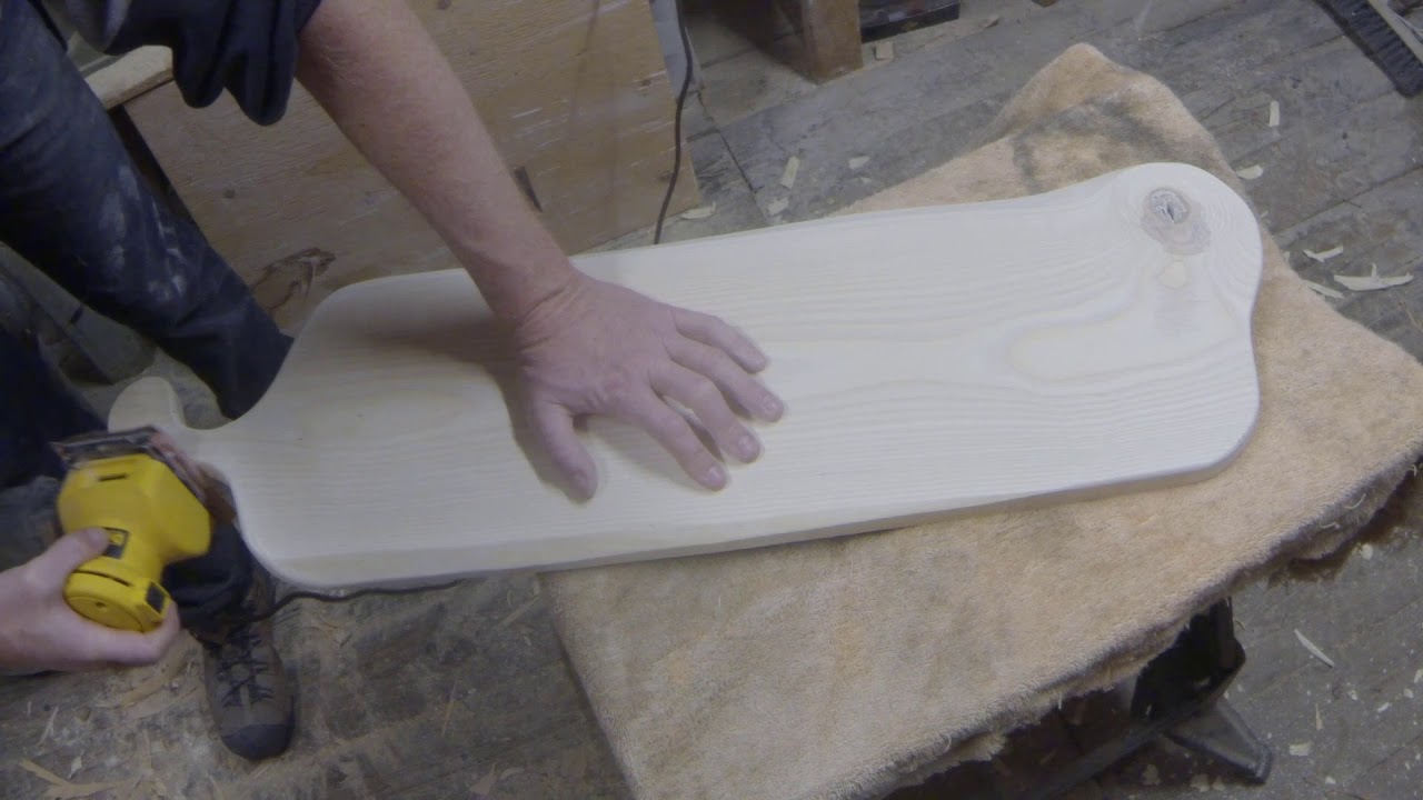 Making a charcoutery board from rough lumber
