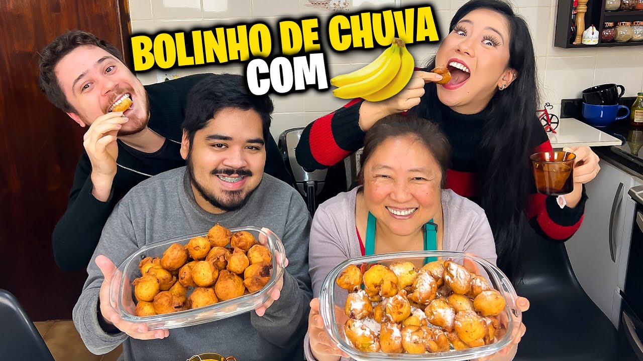 BOLINHO DE CHUVA COM BANANA | SEQUINHO, FÁCIL E DELICIOSO | Tia do joinha