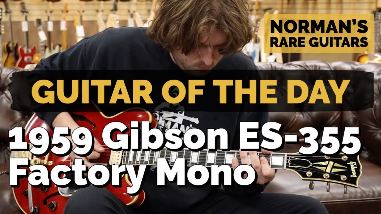 Guitar of the Day: 1959 Gibson ES-355 Factory Mono | Happy Holidays from Norman's Rare Guitars