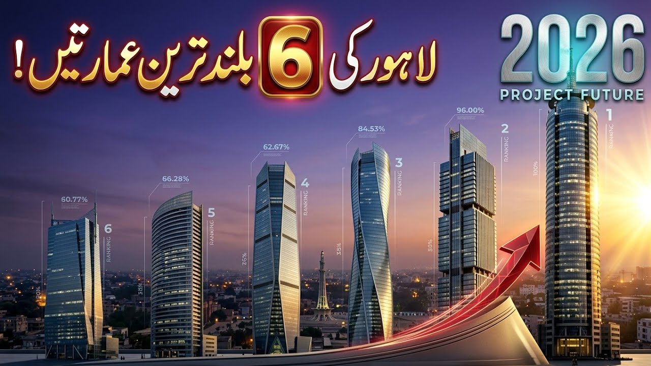 Top 6 Tallest Buildings in Lahore That Will SHOCK You! 🏙️ Lahore's Amazing Skyscrapers