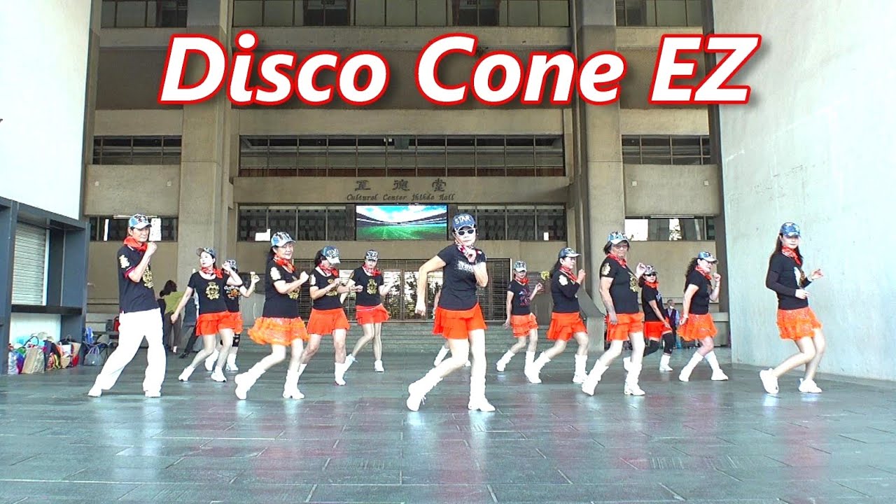 Disco Cone EZ│Line Dance by Rebecca Lee (MY)║輕鬆迪斯可│排舞║4K