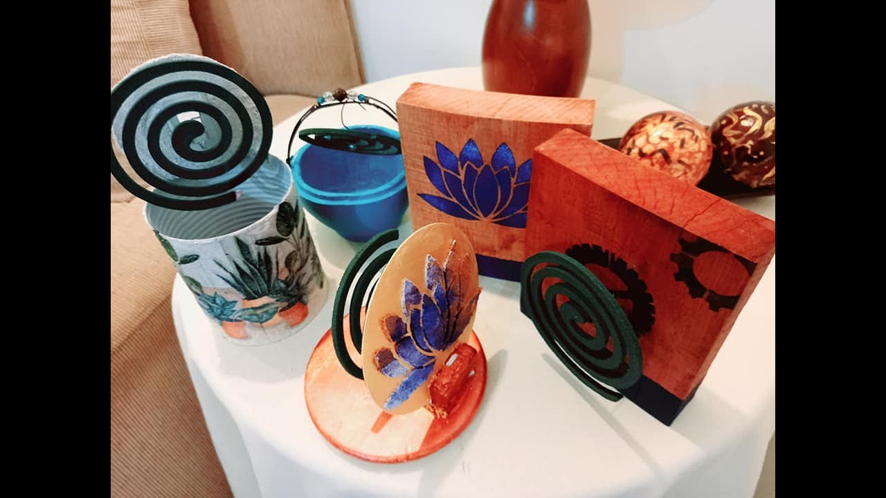 DIY Porta Espirales.  Protégete de los mosquitos con estas 4 ideas RECICLADAS #gracielaherman