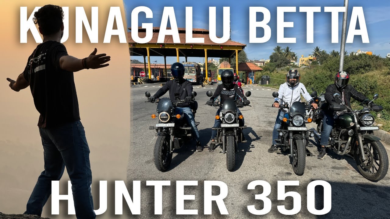 Finally HUNTER 350 group ride kr li😍🔥| Kunagalu Betta | Bangalore
