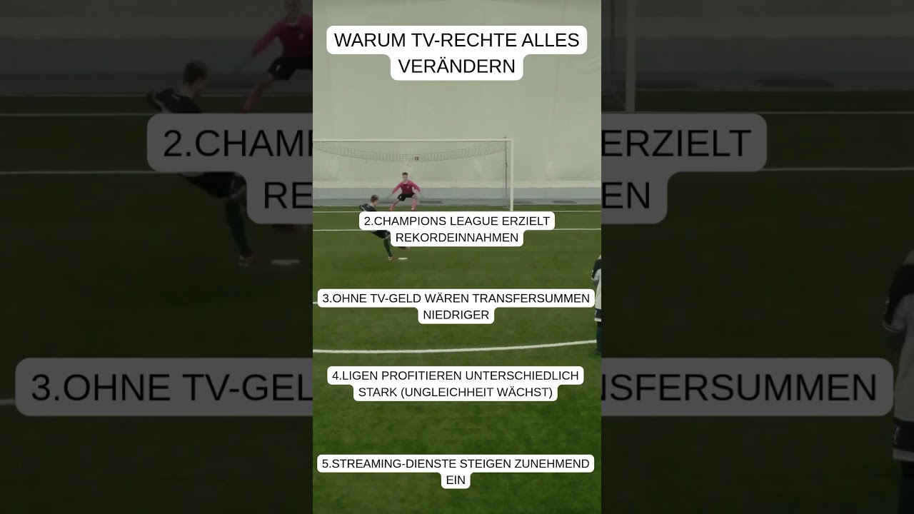 ⚽ Das Geschäft mit den Fußball TV Rechten erklärt in 25 Sekunden!  
