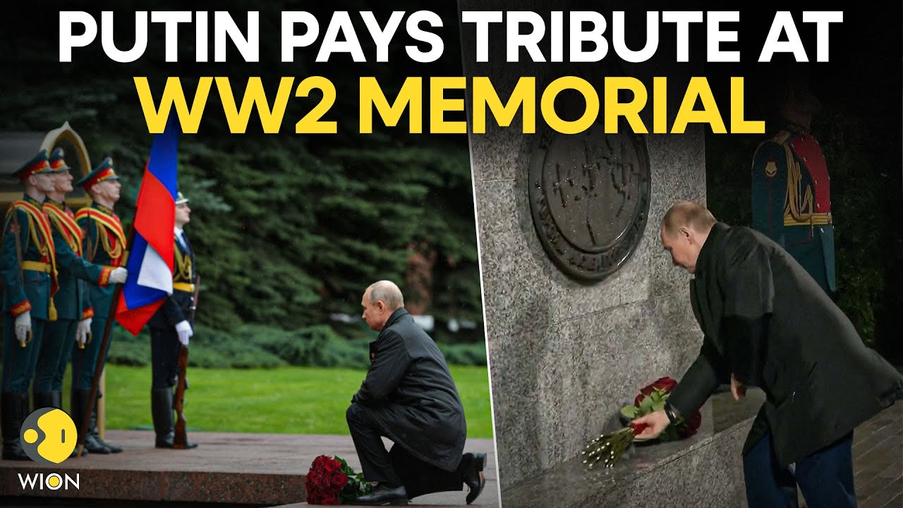 Putin LIVE: Russian President Putin Lays Flowers At Leningrad WW2 Memorial In St. Petersburg | WION