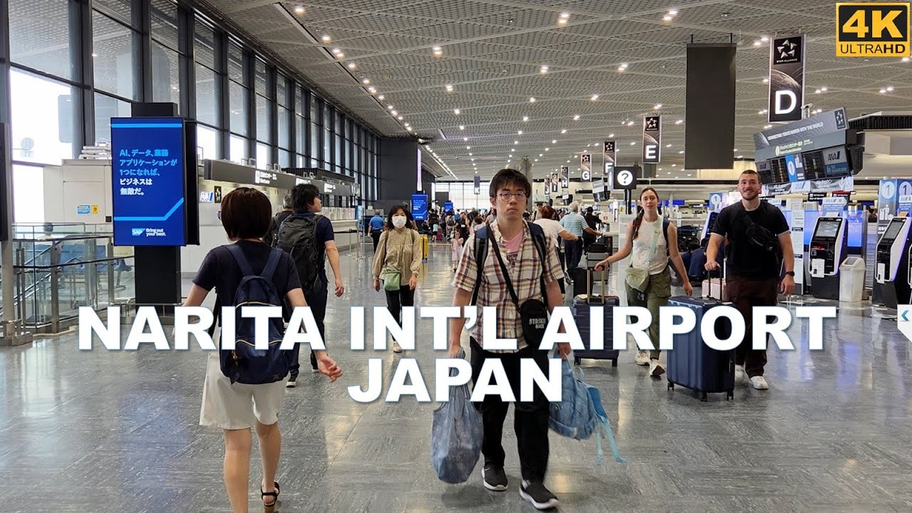 Walking Tour Departure Gate of Narita International Airport❗Tokyo - Japan #walkingaround #jepang 4K
