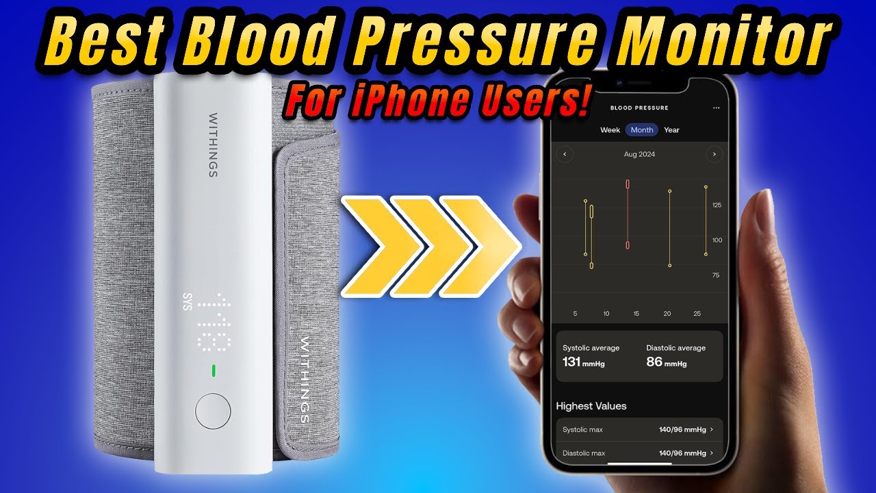 Лучший тонометр для пользователей iPhone &ndash; Withings BPM Connect!