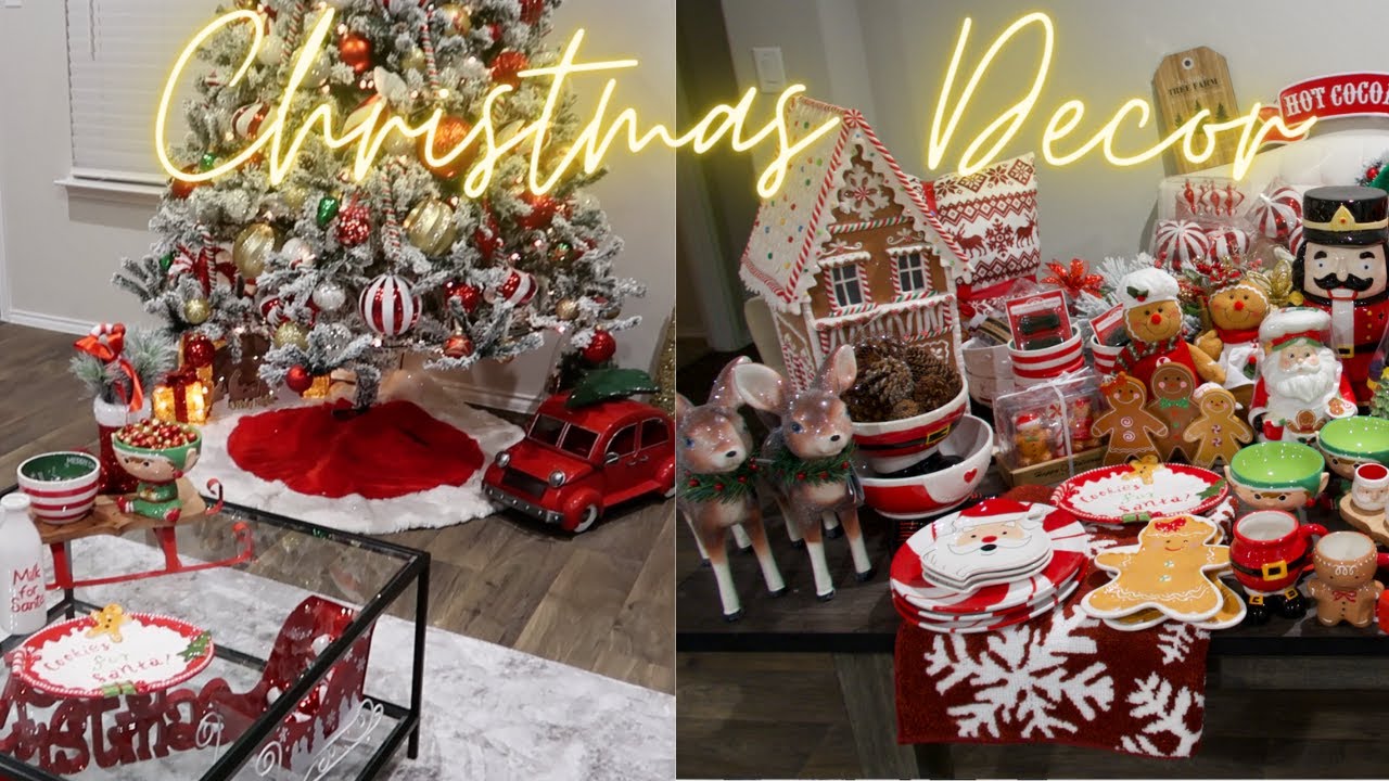 Calm Christmas Decorate with Me🎄 | Christmas Home Decor | Christmas Kitchen | Flocked Christmas Tree