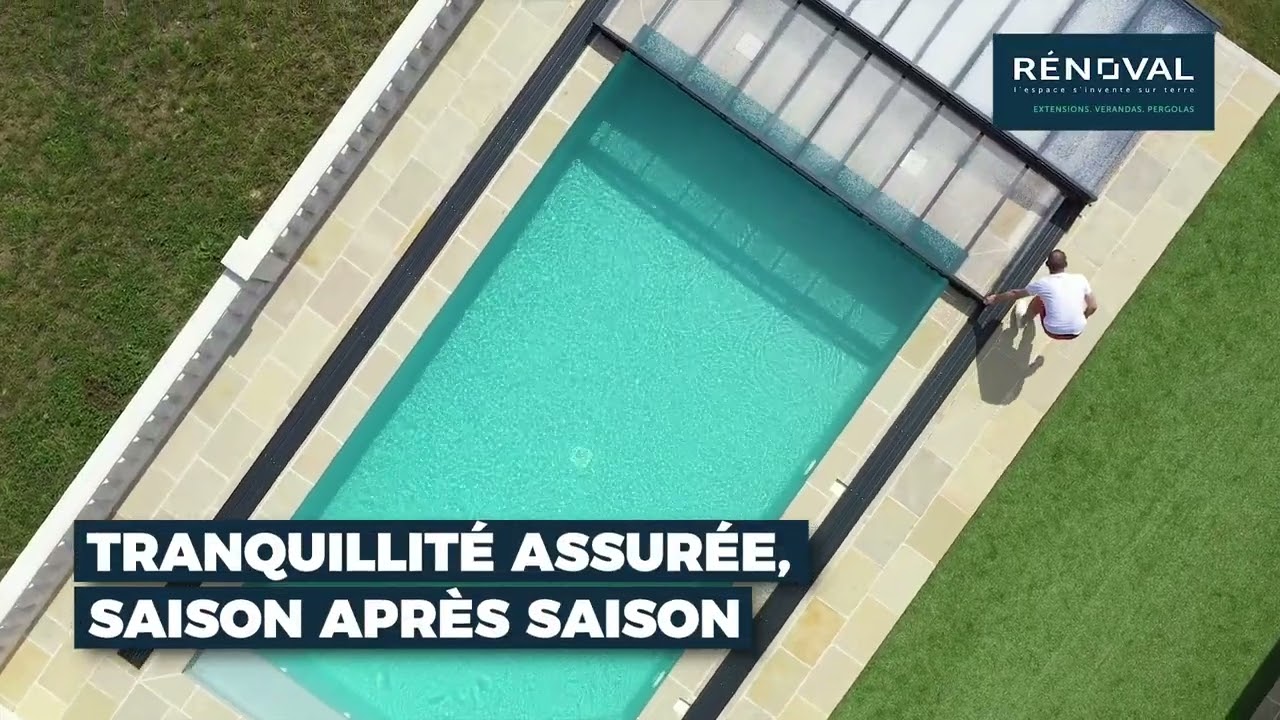 Profitez de votre piscine plus longtemps dans l'année avec un abri RENOVAL