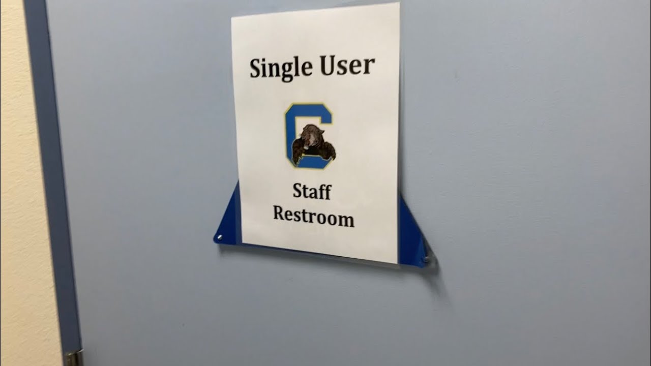 High School Staff Men’s restroom full shoot