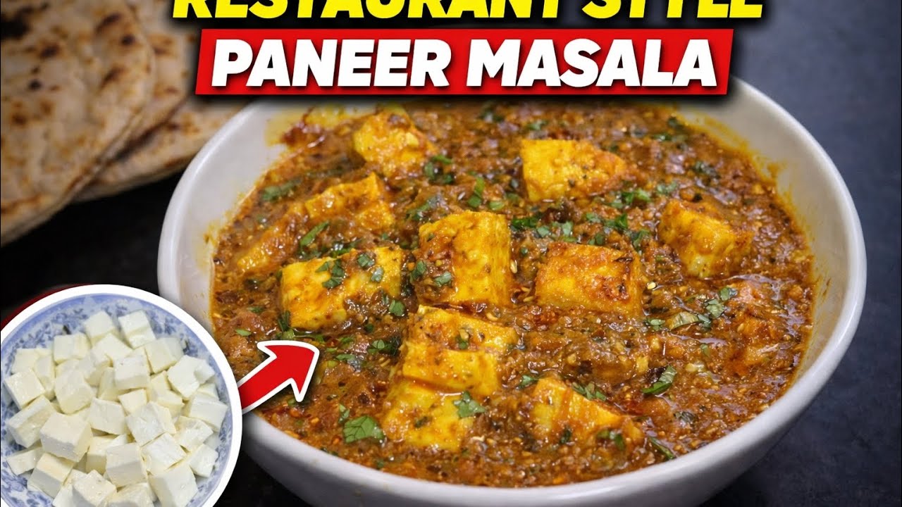 Restaurant style tasty paneer masala😋