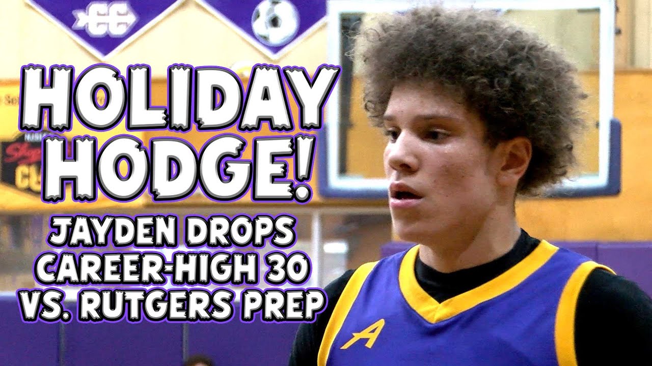 St. Rose 80 Rutgers Prep 63 | HS Basketball | Jayden Hodge Career-High 30 Points!
