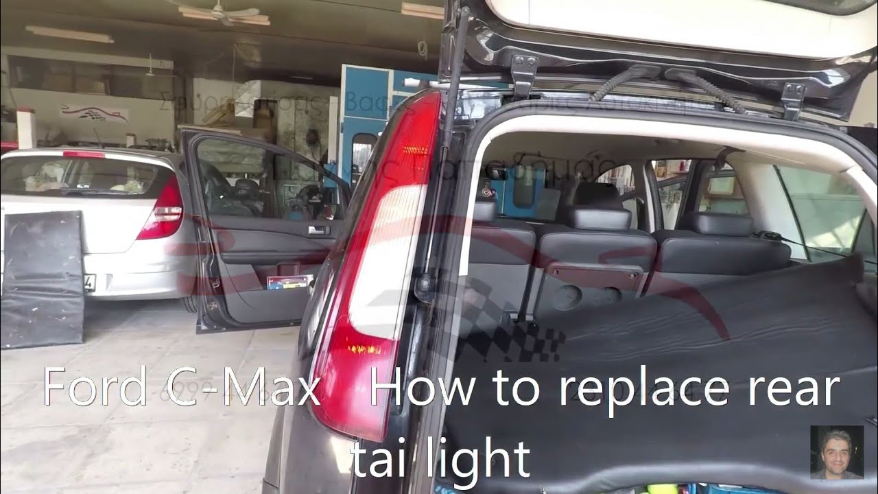 Ford Focus C-Max   How to replace rear tai light
