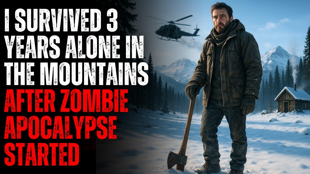 I Survived 3 Years Alone in the Mountains After the Zombie Apocalypse, Then a Helicopter Fell