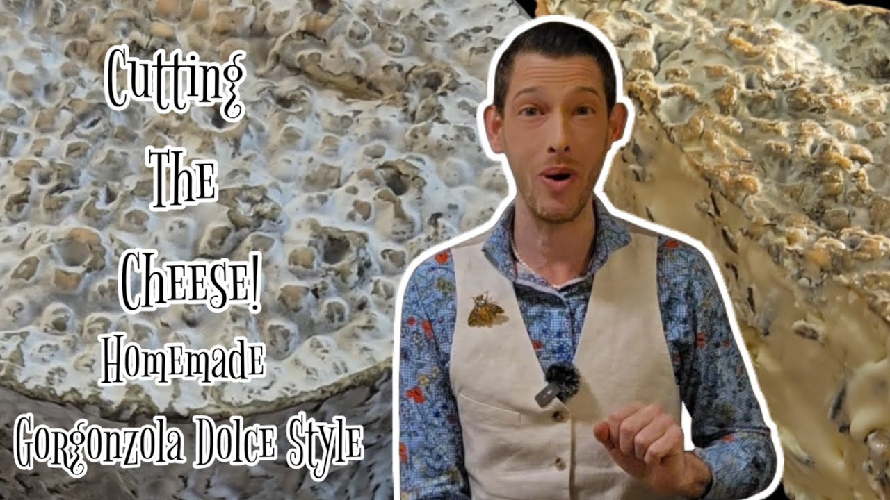 Gorgonzola Dolce style Blue cheese Taste Test; Cutting the Cheese!