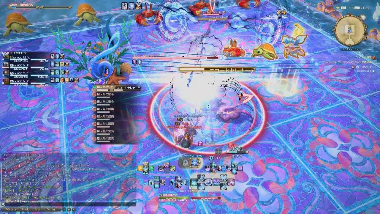 アドバンスド・ヴァリアントダンジョン(AVD)商客物語 人魚ダリヤ ヒーラー賢者視点 4人攻略