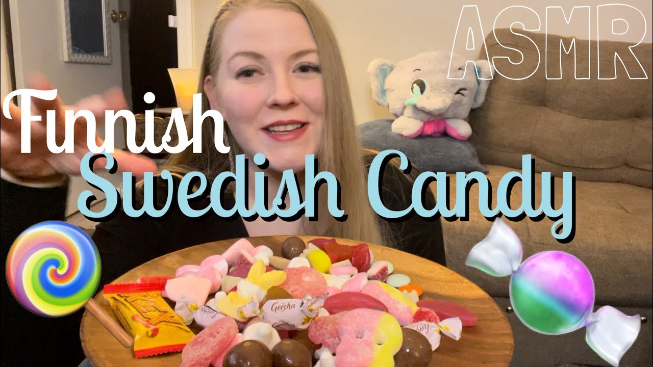 Finnish & SWEDISH CANDY 🍭🍬 ~ ASMR MUKBANG Relaxing Eating Sounds in New York City