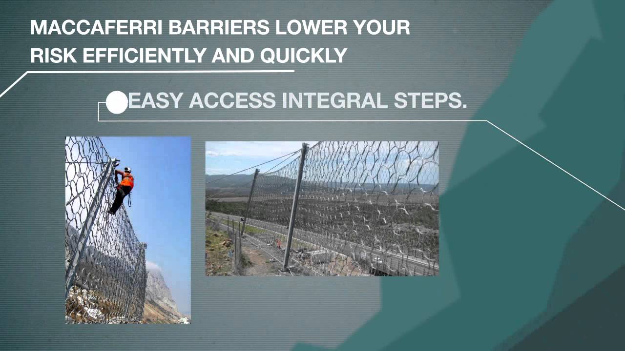 Maccaferri Dynamic Rockfall Barriers