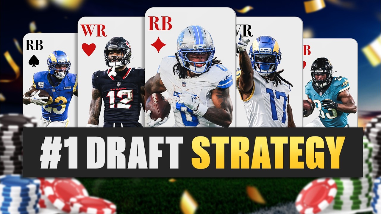 Лучшая стратегия для драфта в Fantasy Football 2026 (+ пробный драфт PPR)