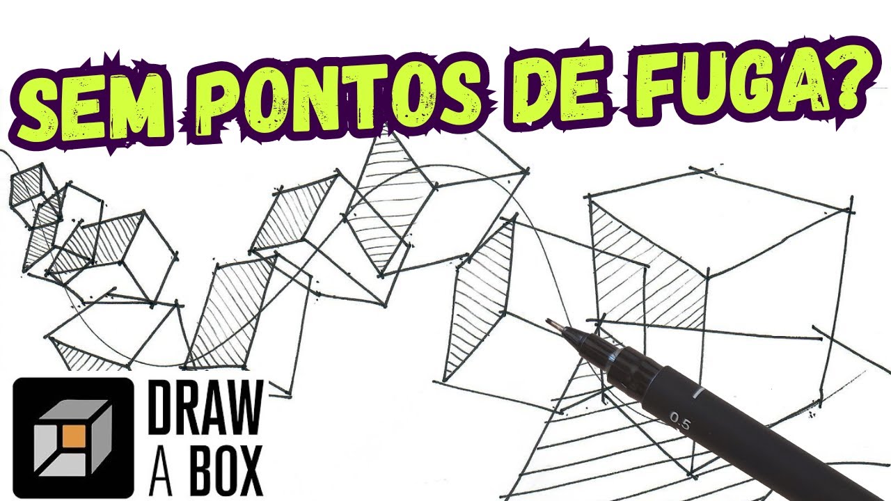 4 Exercícios que REVELAM a Perspectiva INTUITIVA (e o erro que eu cometi) | DRAWABOX para Iniciantes