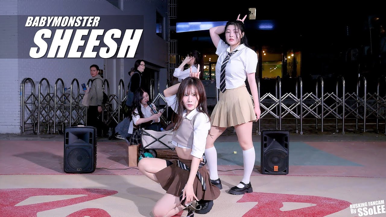 [4K] 유스 (YOUTH) - SHEESH (베이비몬스터, BABYMONSTER) 커버 댄스 @ 240425 홍대 버스킹 직캠 By SSoLEE