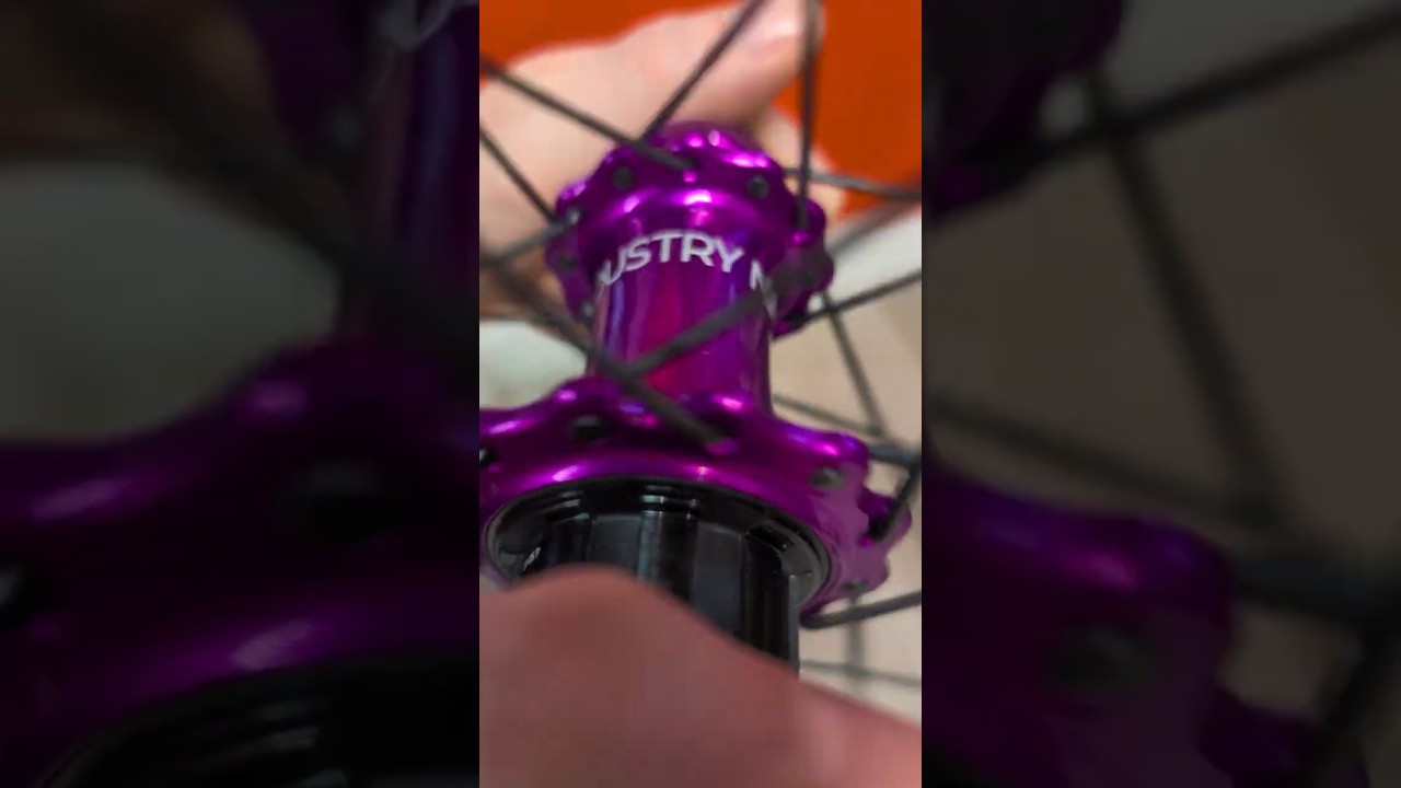 Light bicycle rims on Industry Nine Hubs