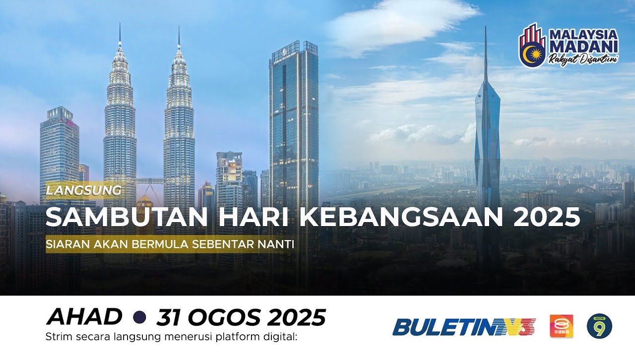 [PENUH] Perbarisan Dan Perarakan Sambutan Hari Kebangsaan 2025 | 31 Ogos 2025