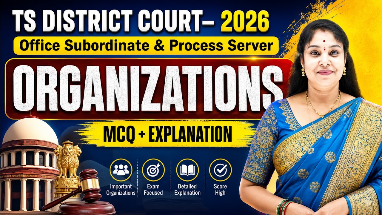TG District Court 2026 | Organizations Top Most Expected Questions | Office Subordinate |