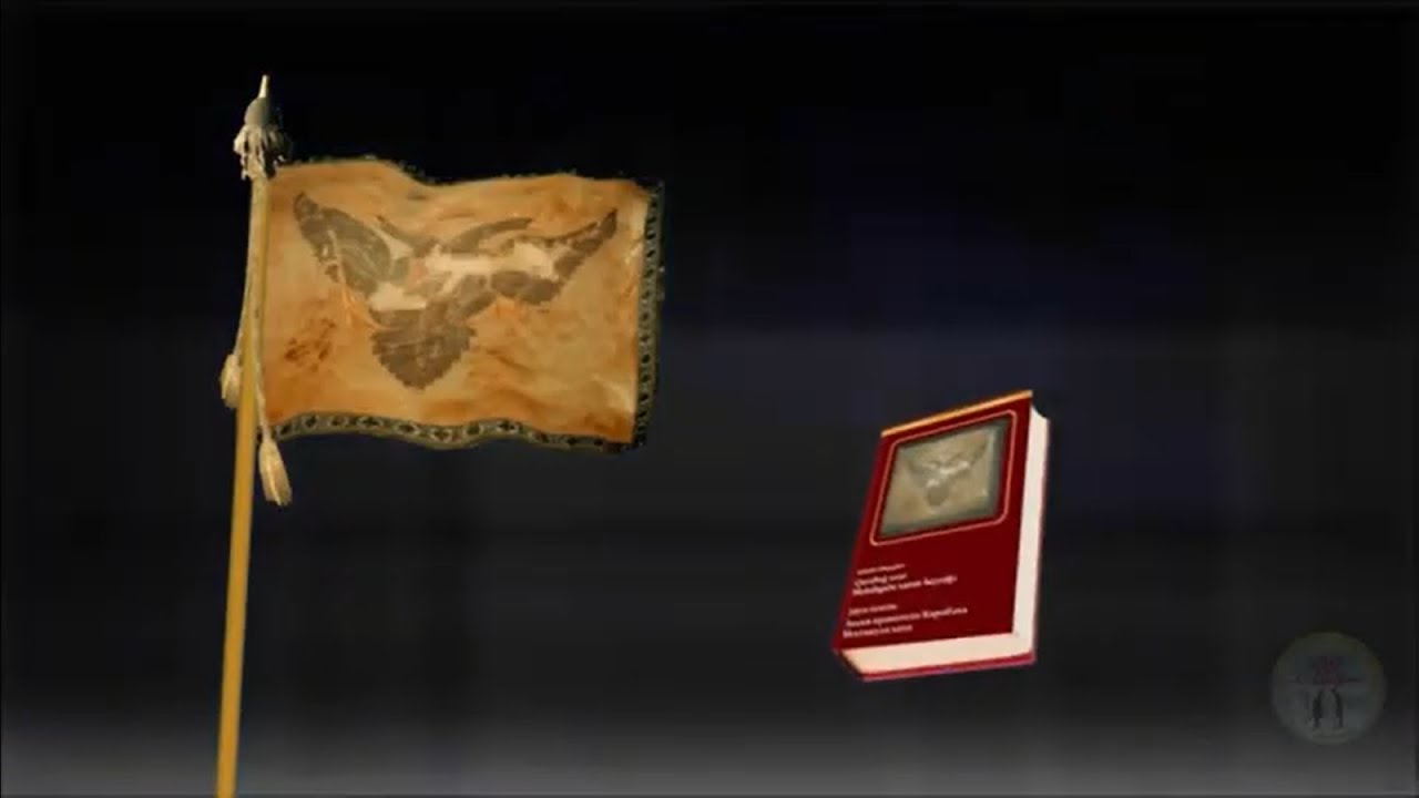 Karabakh's Khan, Mehdigulu Khan's banner //  Qarabağ Xanı, Mehdiqulu Xanın bayrağı