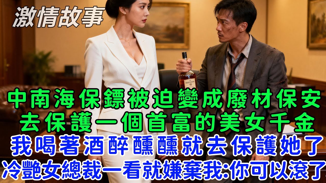 中南海保鏢被迫變成廢材保安去保護一個首富的美女千金，我喝著酒醉醺醺就去保護她了，冷艷女總裁一看到我就嫌棄我：你可以滾了！結果都出乎眾人所料！