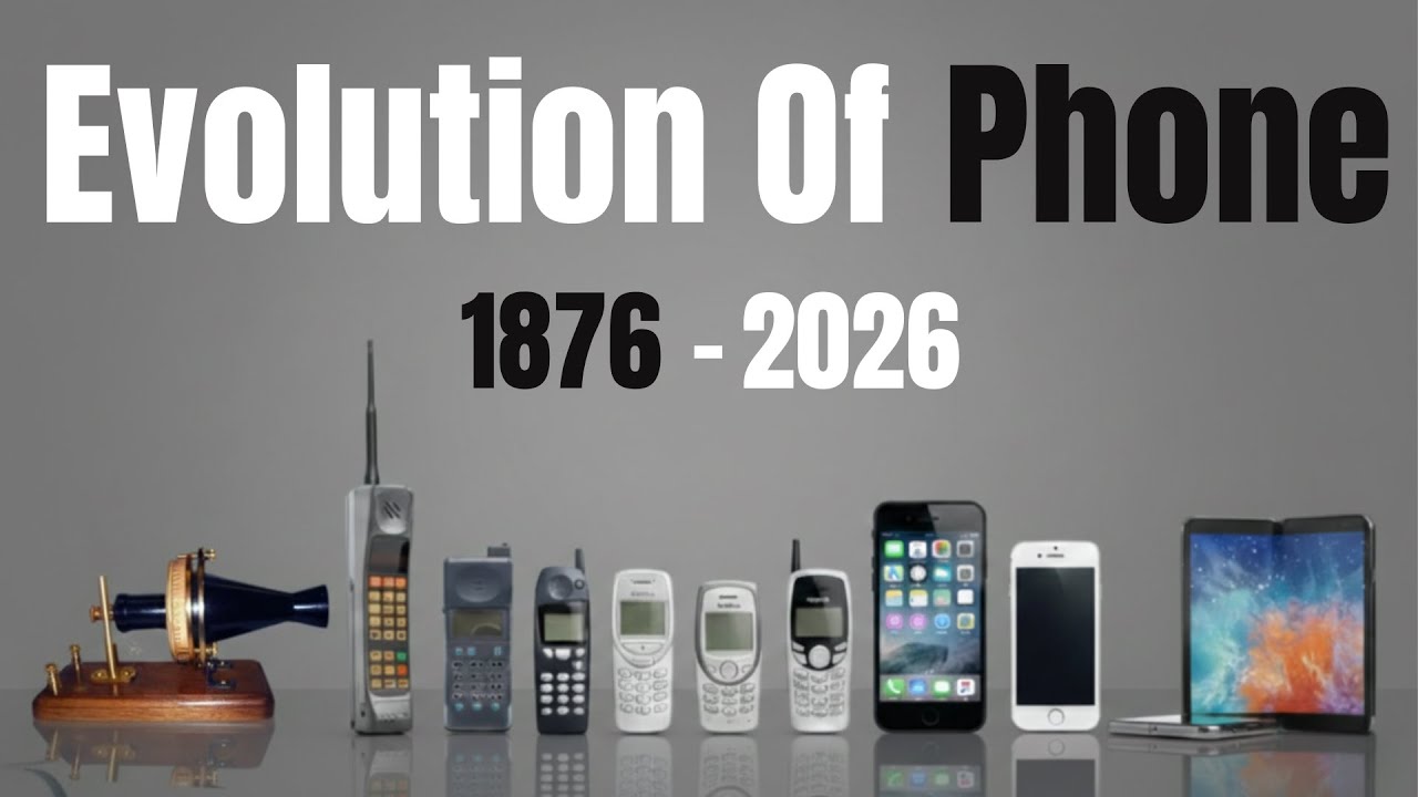 Phone Evolution 1876–2026 📞-📱 | 150 Years of Technology in Just 2 Minutes!