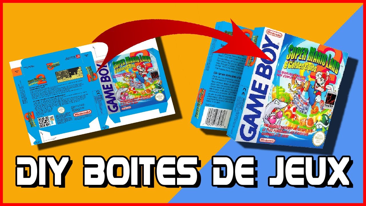 [TUTO]Créez vos propres boîtes de jeux vidéo en carton : Un guide complet pour les amateurs de DIY !