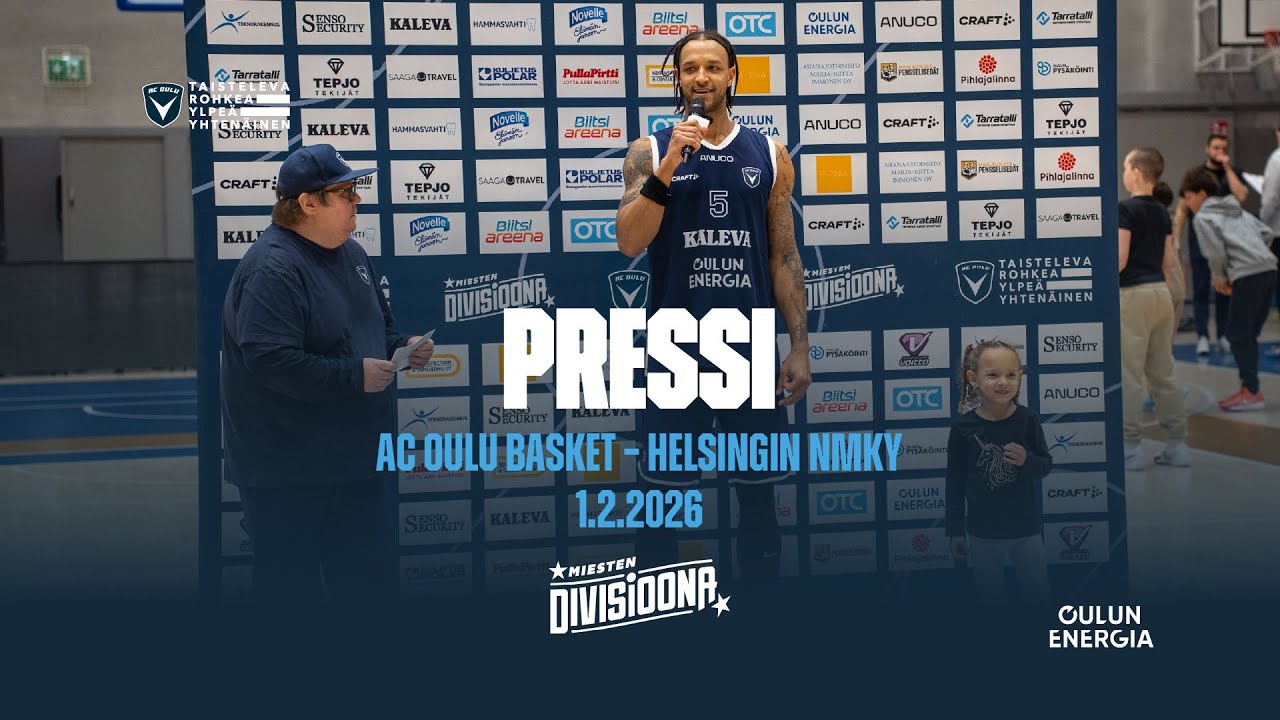 PRESSI: AC Oulu Basket – Helsingin NMKY 1.2.2026