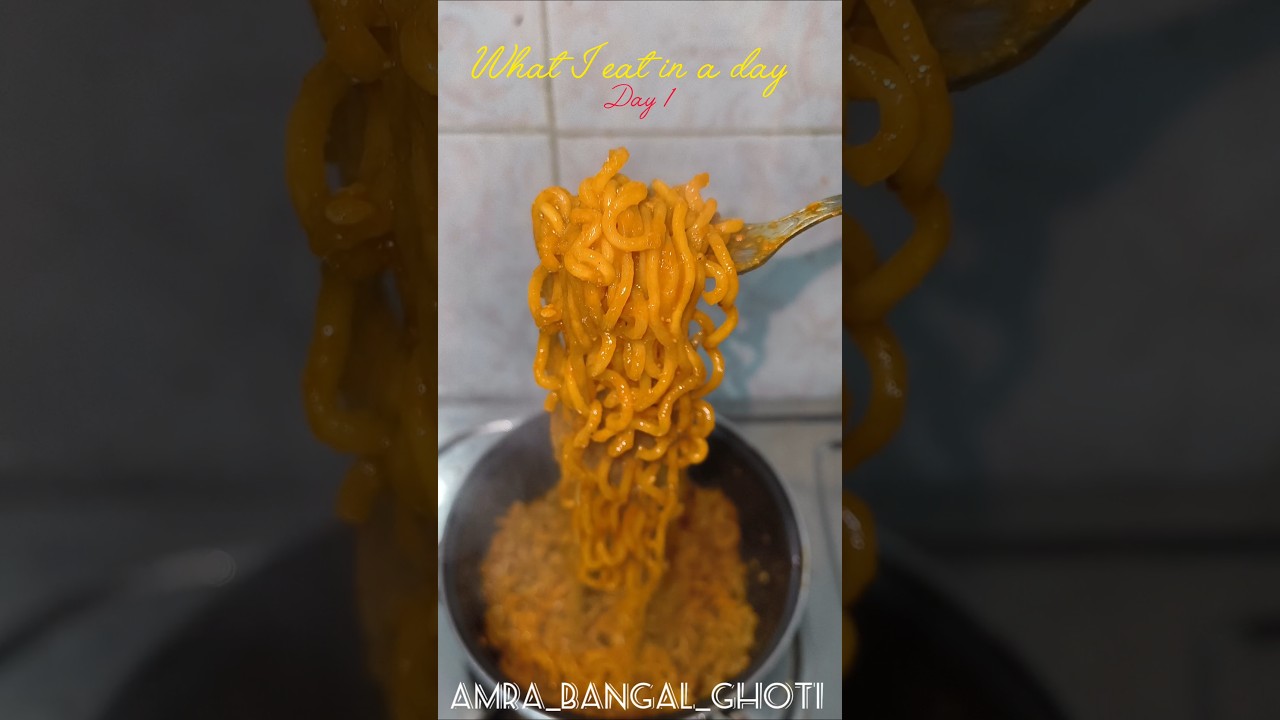 What I eat in a day 1 🥵😋 