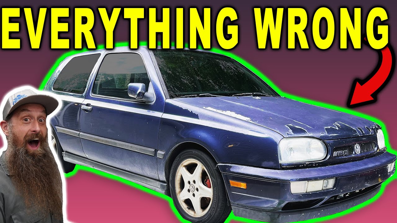 Everything Wrong with a 25yr Old NEGLECTED Volkswagen ~ MK3 GTI
