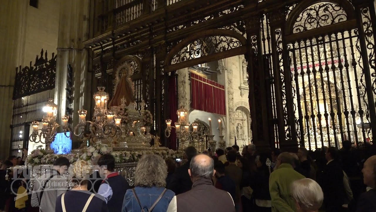 Virgen del Prado. Salida Procesional. Noviembre en Sevilla de 2023.