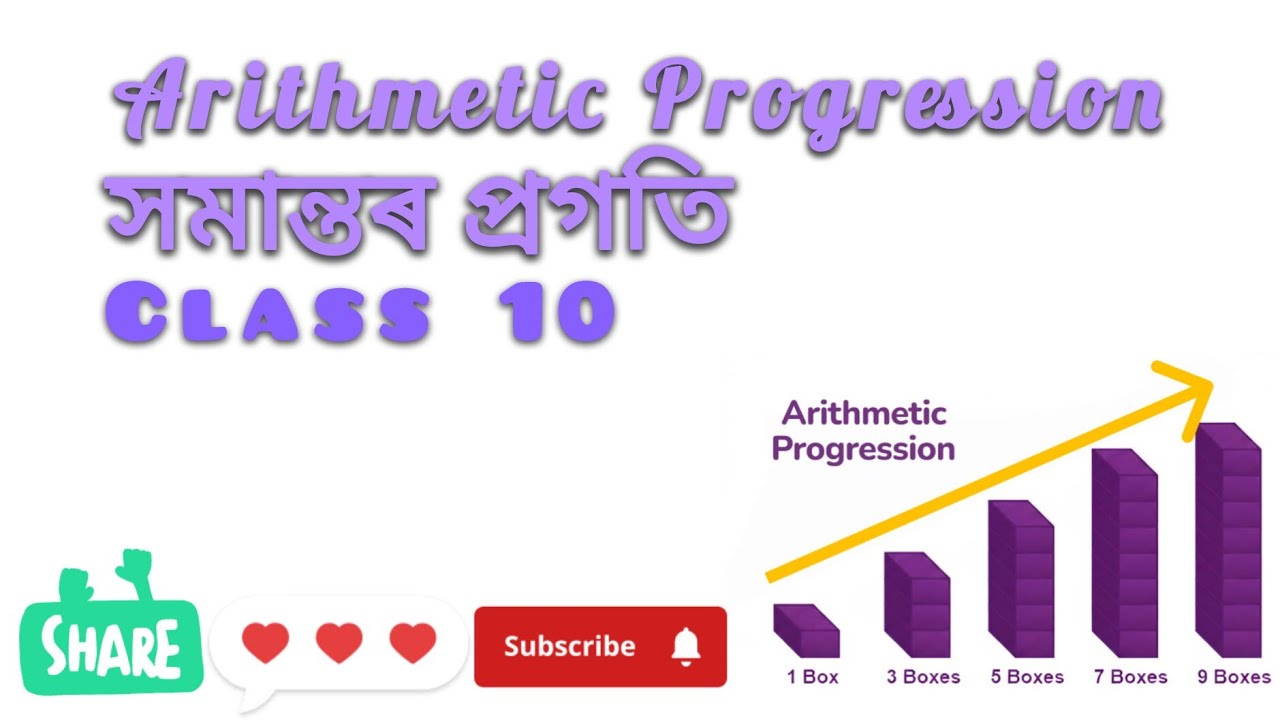How to find the sum of n terms of an Arithmetic Progression সমান্তৰ প্ৰগতি | #class10 #maths #hslc 