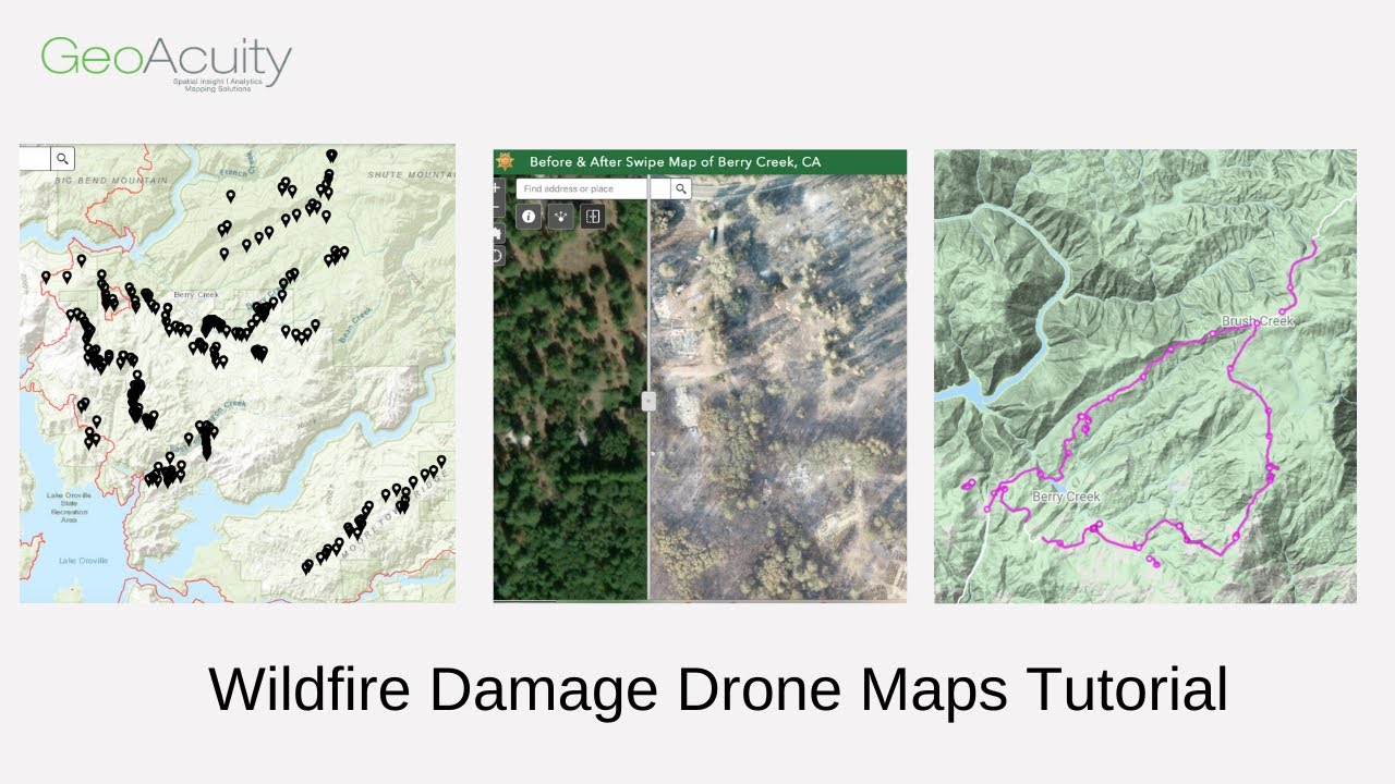 North Complex Fire West Zone - Drone Maps Tutorial