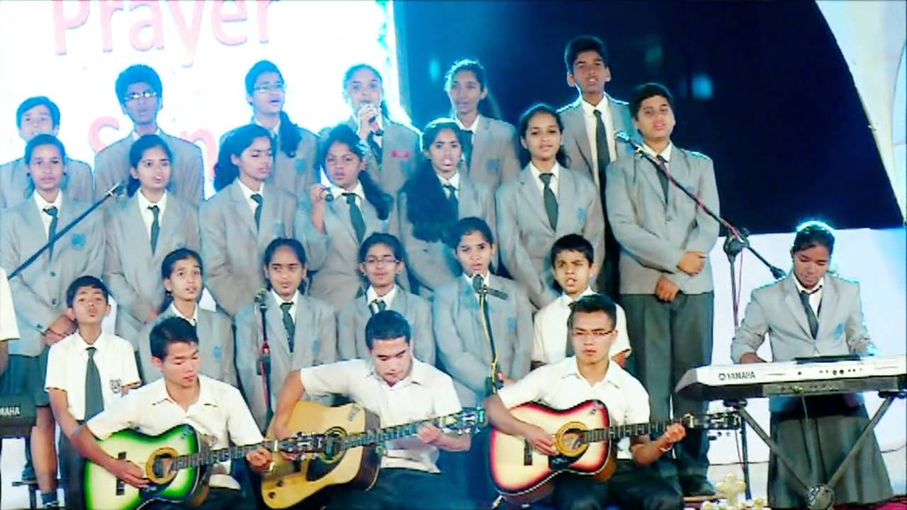 Shanti Dathane Kannada devotional song-St Francis School Choir Bangalore.
