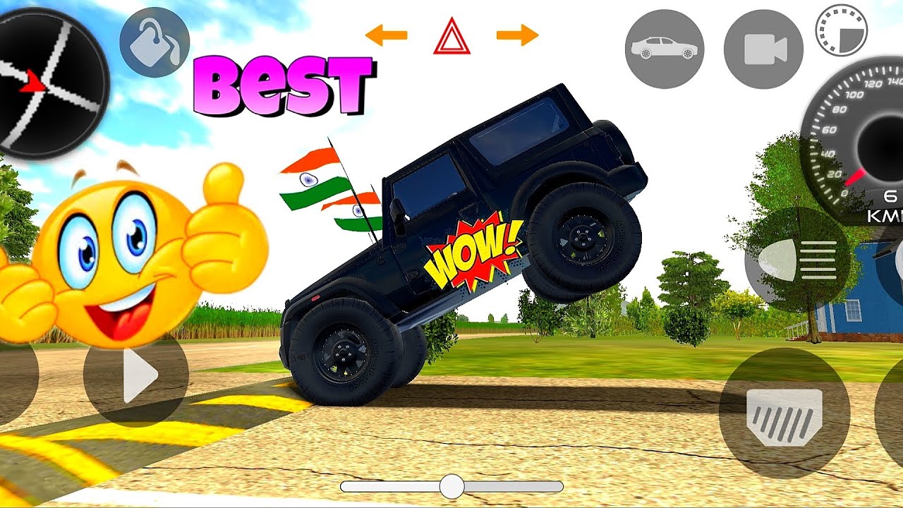 Modified Mahindra Thar 😈 Games:lndian black Thar(Gadi Wala Games) Car Game Android Game - #2026