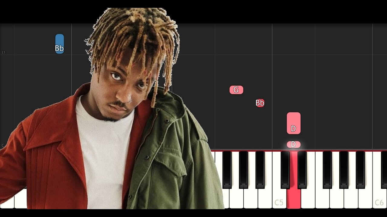 Juice Wrld - Armed & Dangerous  (Piano Tutorial)