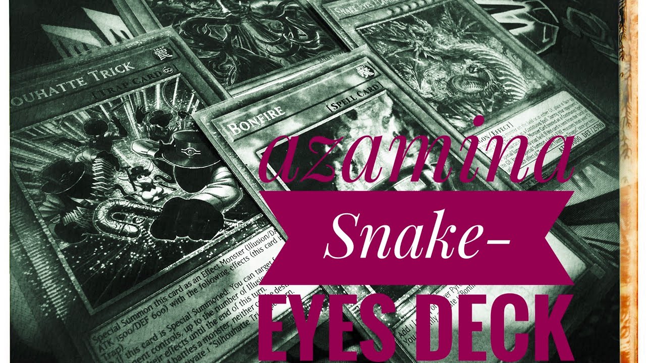 Yu-Gi-Oh Azamina snake-eye's deck post April ban list