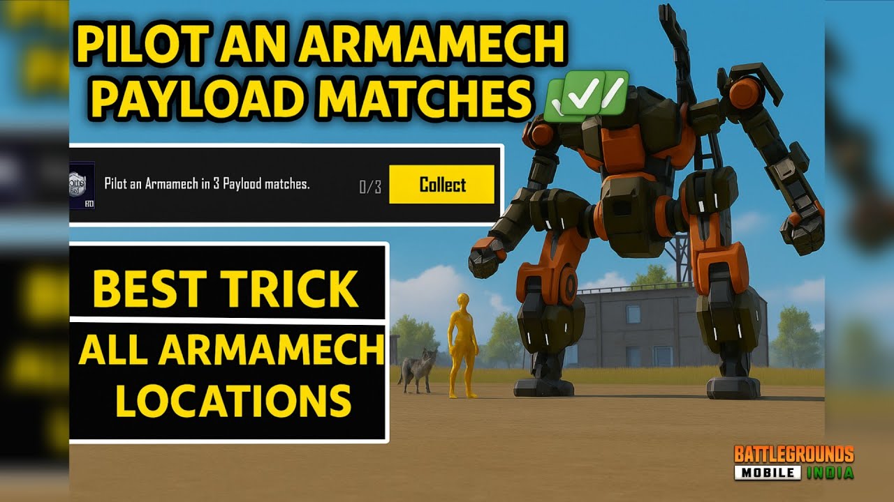 Pilot An Armamech In 3 Payload Matches | All Armamech Locations | Casual Season Mission 
