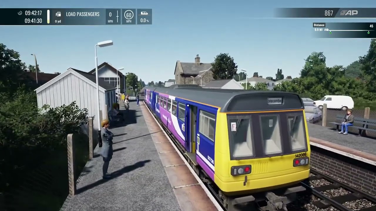 TSW6 Lancaster to Morecambe - in Class 142