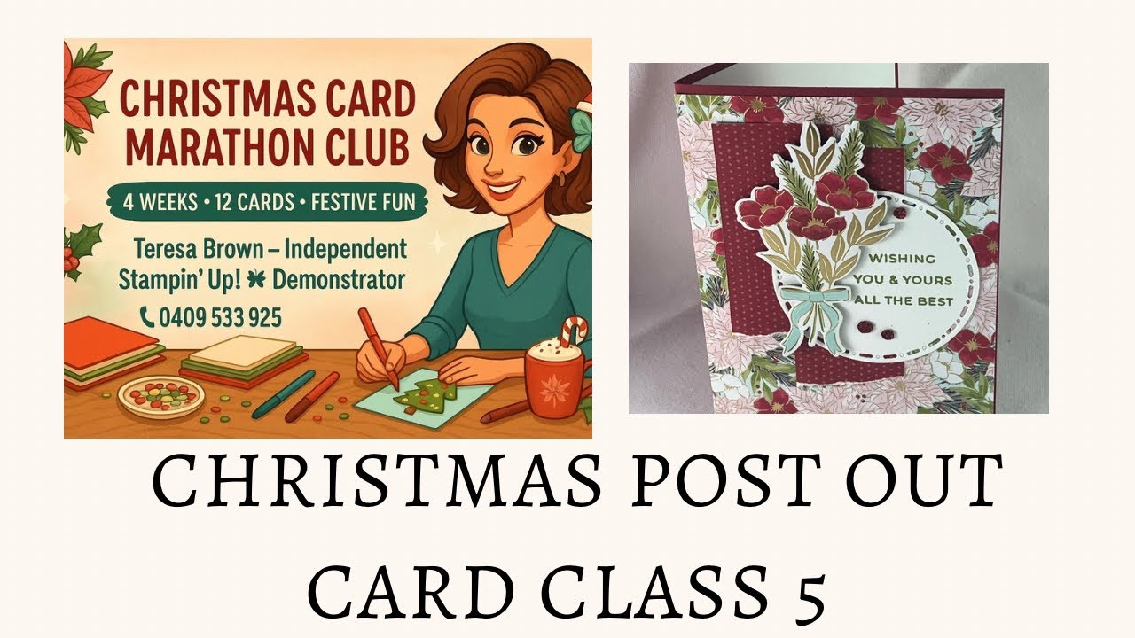 Christmas Post out Card Class 5 