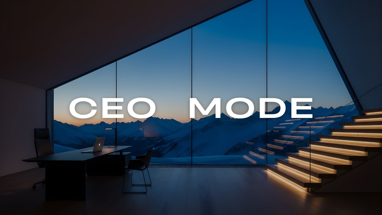 CEO MODE • Quiet Luxury Mountain Office for Deep Work (No Distractions)