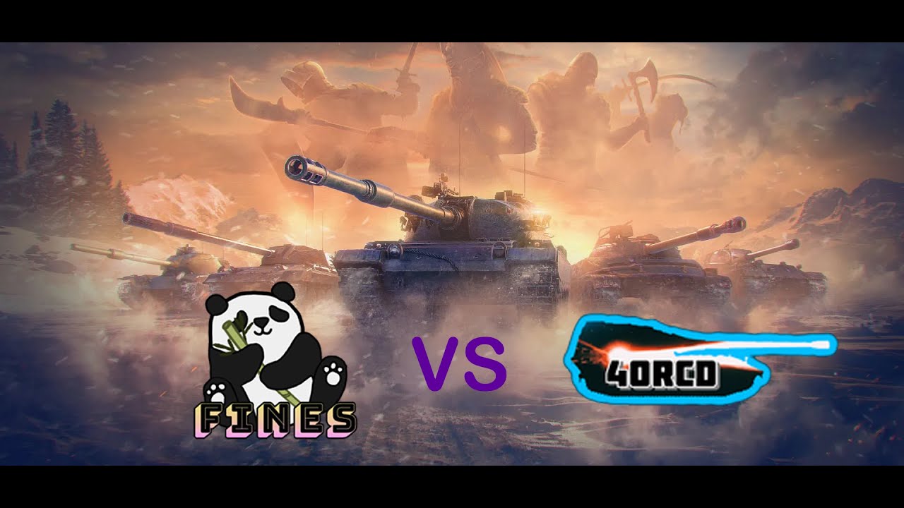 Clan Wars | [FINES] vs [4ORCD] | World of Tanks | War Gods event