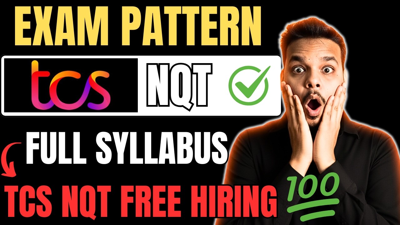 TCS NQT 2026 🔥 | Detailed Exam Pattern | TCS NQT Syllabus, Exam Pattern | TCS NQT 2026 Preparation