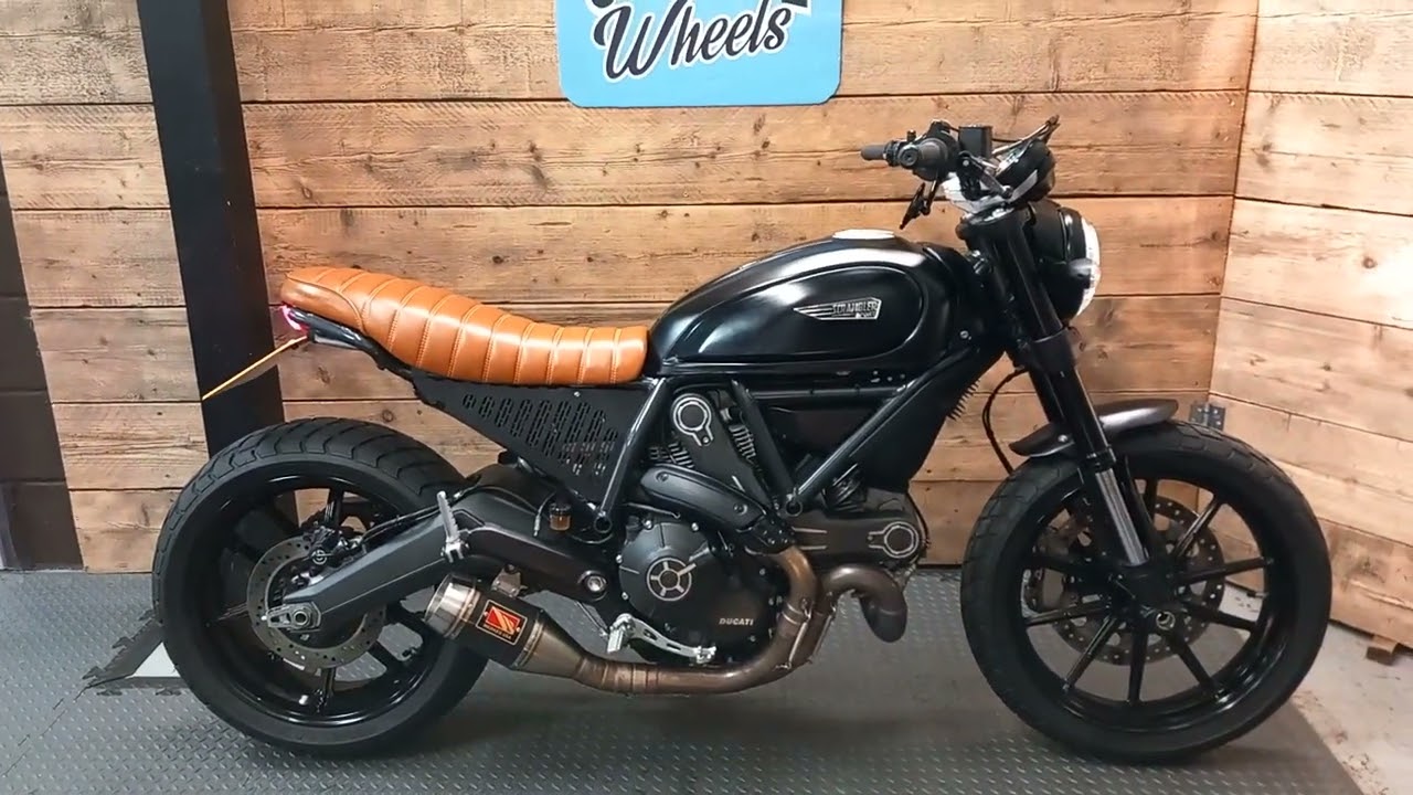 Ducati Scrambler Full Throttle Custom Werkes USA Exhaust plus more For Sale Unique Wheels